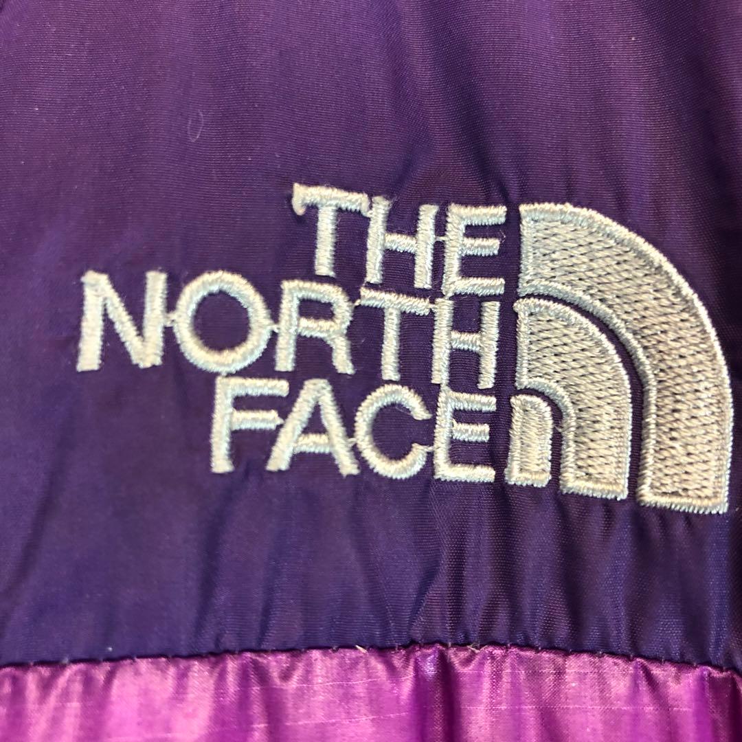 ザ　ノースフェイス　ヌプシ　ロングダウンジャケット　パープル