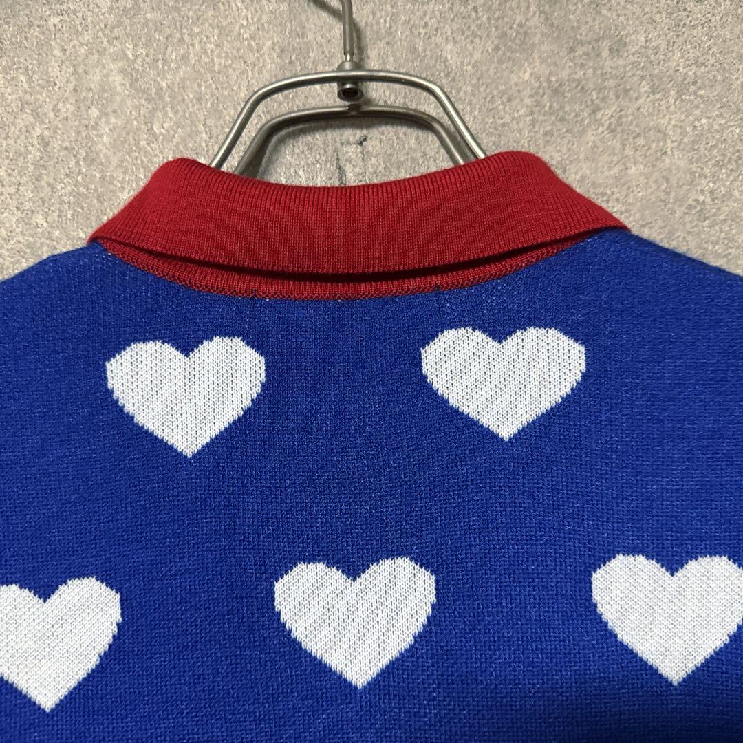 MARK ＆ LONA マークアンドロナ ウール混 ニット ポロシャツ 長袖