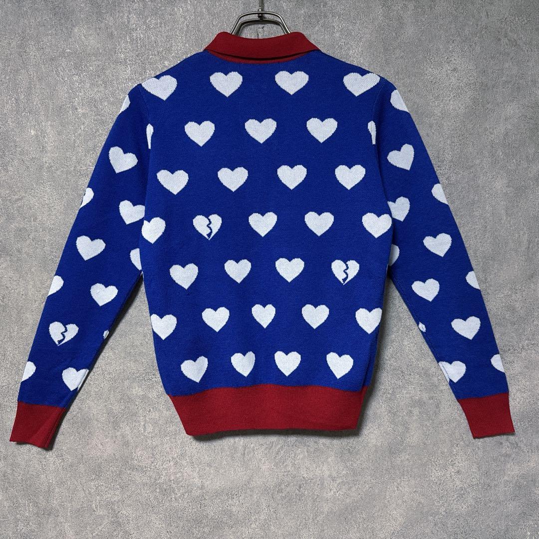 MARK ＆ LONA マークアンドロナ ウール混 ニット ポロシャツ 長袖