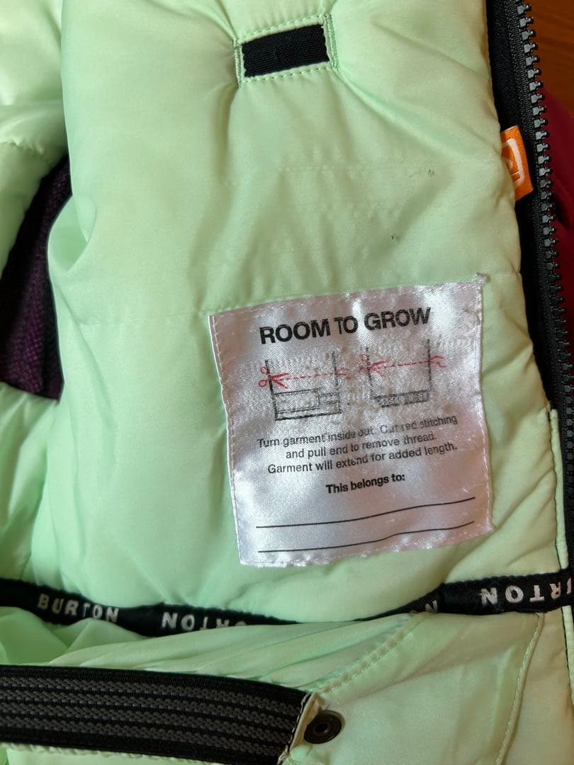 バートン　Burton　キッズ　スノーボードウェア　スノーウェア　XSサイズ
