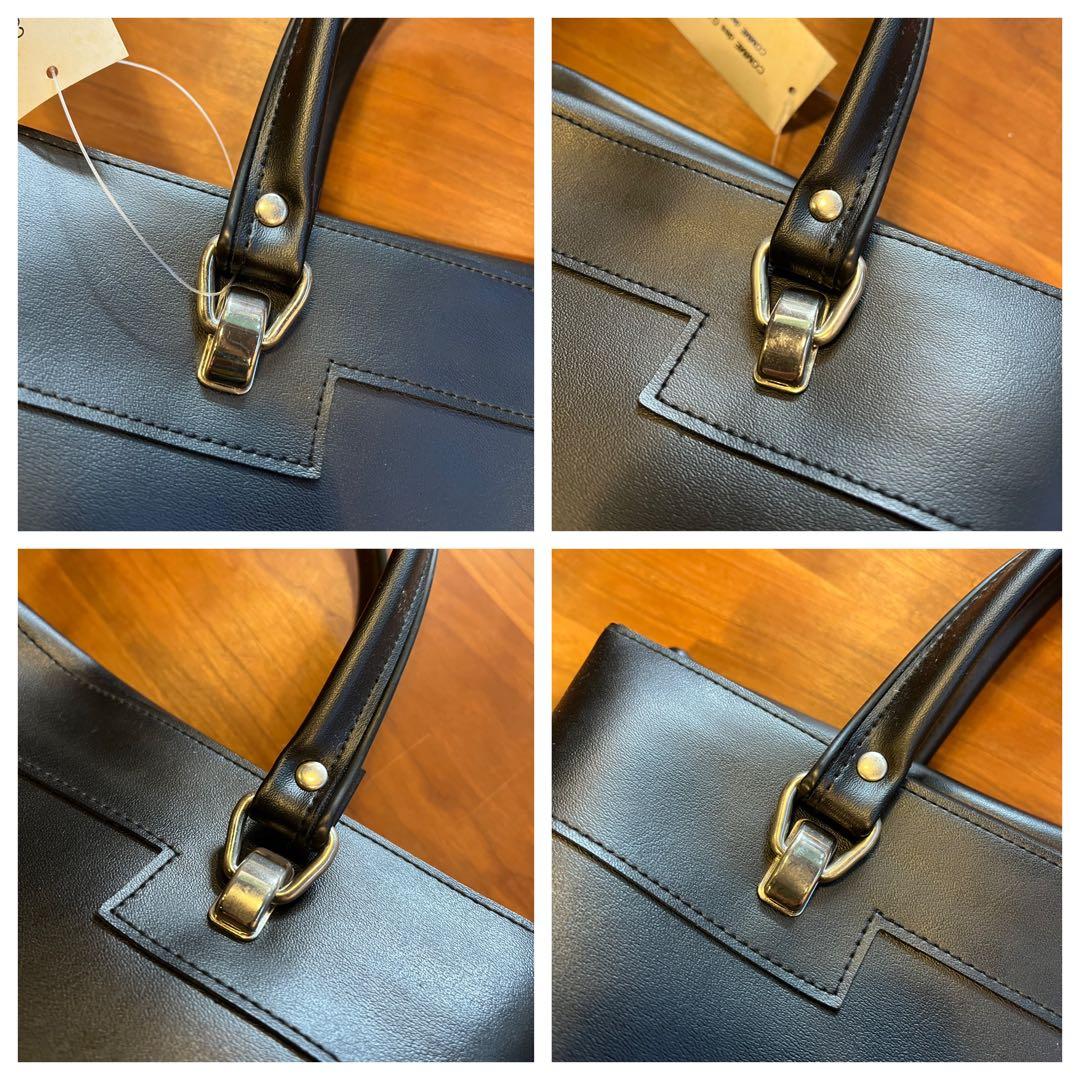 新品タグ付き コムデギャルソン バック 黒 COMME des GARCONS