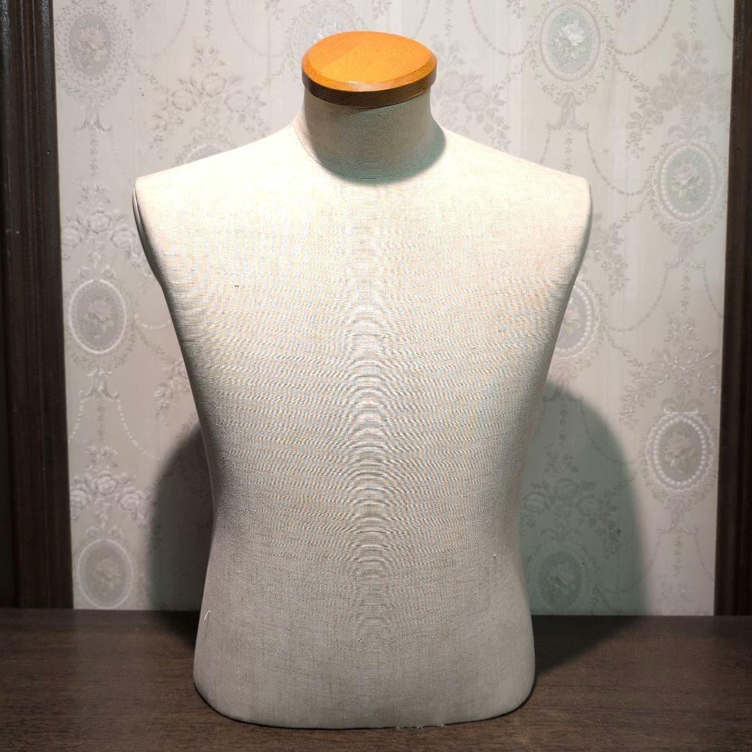 美品 布張り メンズ ヴィンテージ トルソー スタンドなし ３点セット