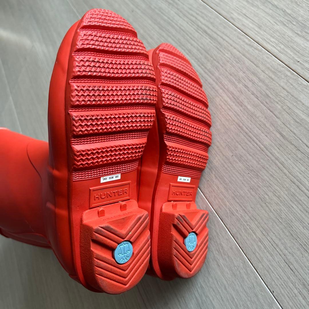 HUNTER ハンター レインブーツ ロング 長靴 オリジナルトール レッド系