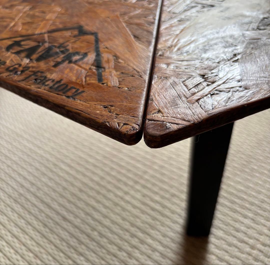 ヘキサテーブル65 ウォールナットニス仕上げ　FH65w