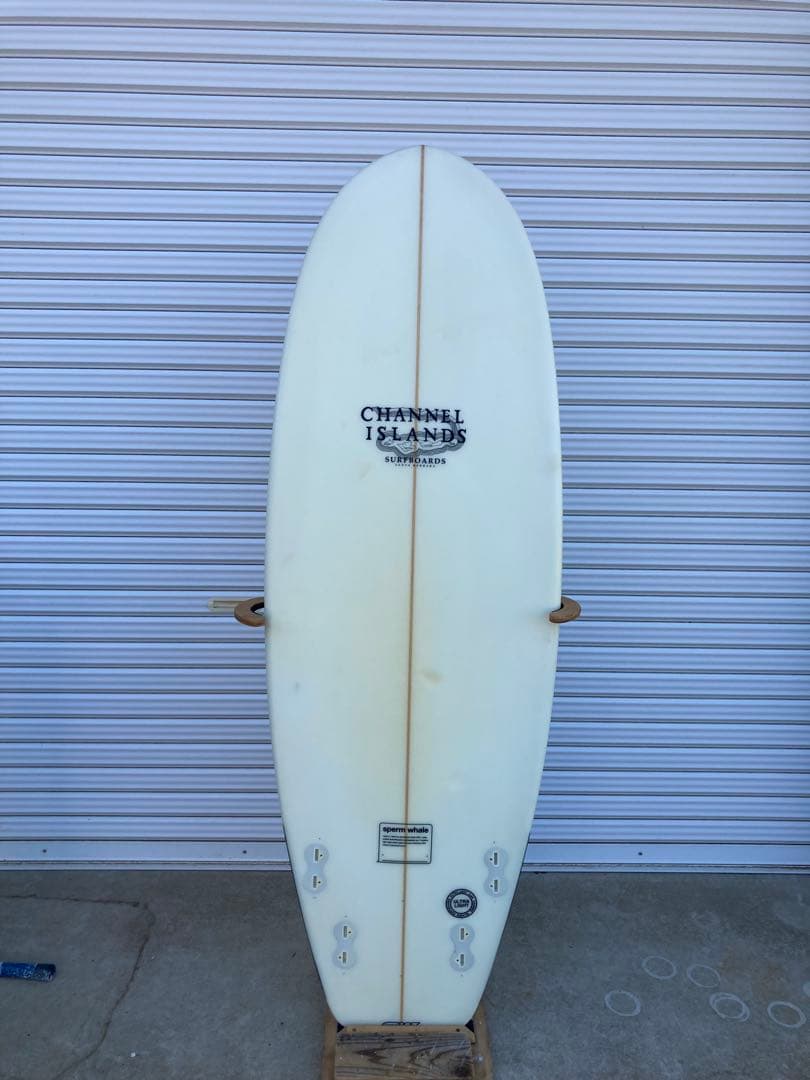 channels スパームホエール　5'5\" 28.1L リペア済み