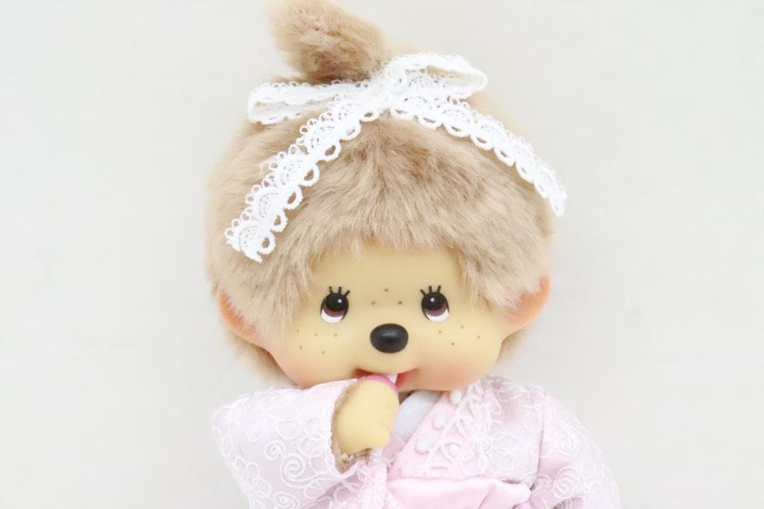 久月 オリジナル お着物モンチッチ ミルクティブラウン 32-JD0209-11