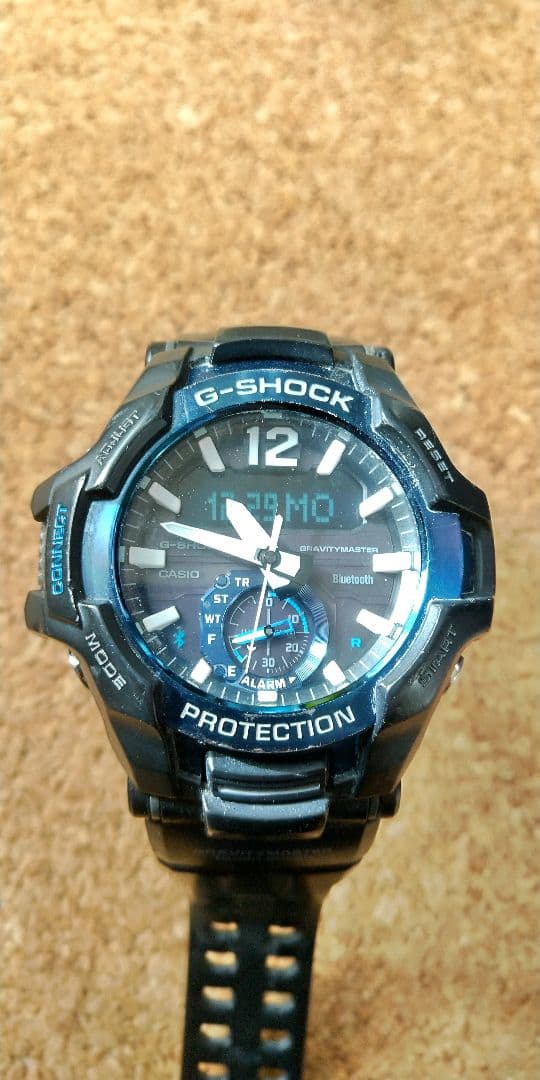 カシオ GRAVITYMASTER ソーラー GR-B100-1A2JF 青