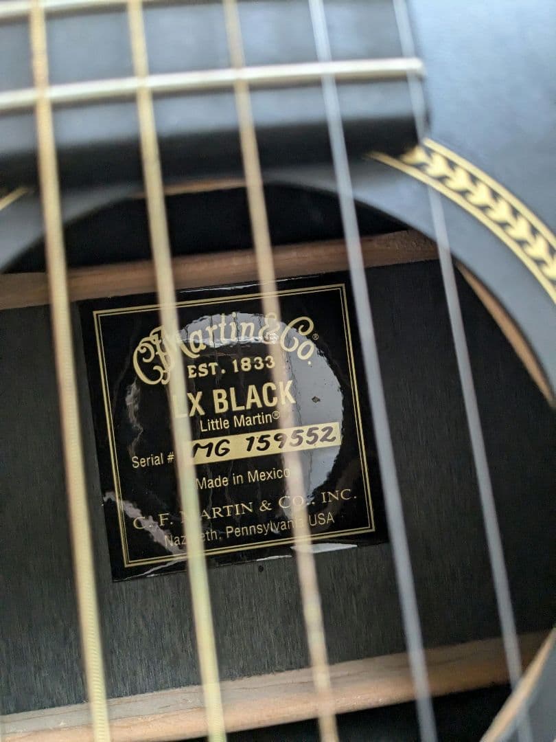 martin LX black　リトルマーチン