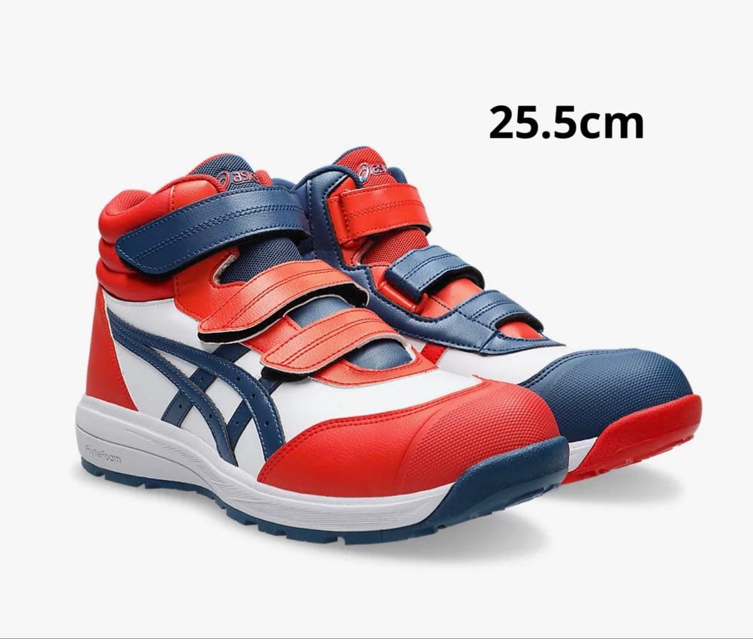 asics アシックス　CP312LC 100 25.5cm ファイアリーレッド