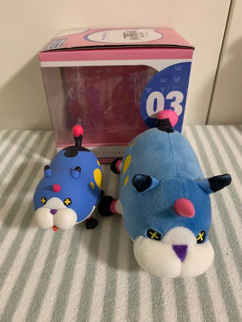 キングダムハーツ　ワンダニャン　やわらかぬいぐるみ　フィギュアセット