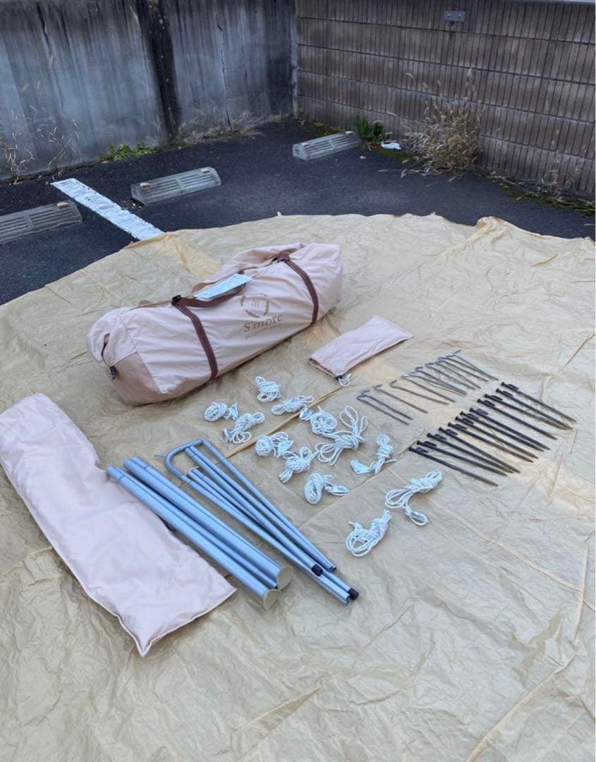 S'more(スモア)Bello400 グランドシート　タープ付き