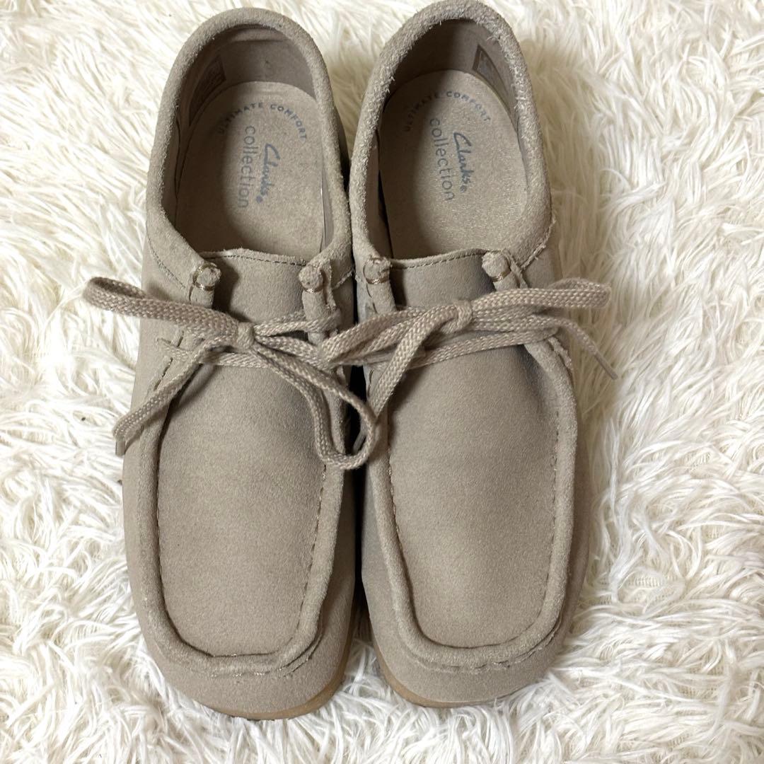 【極美品】clarks クラークス　ワラビー　チャッカブーツ　23.5