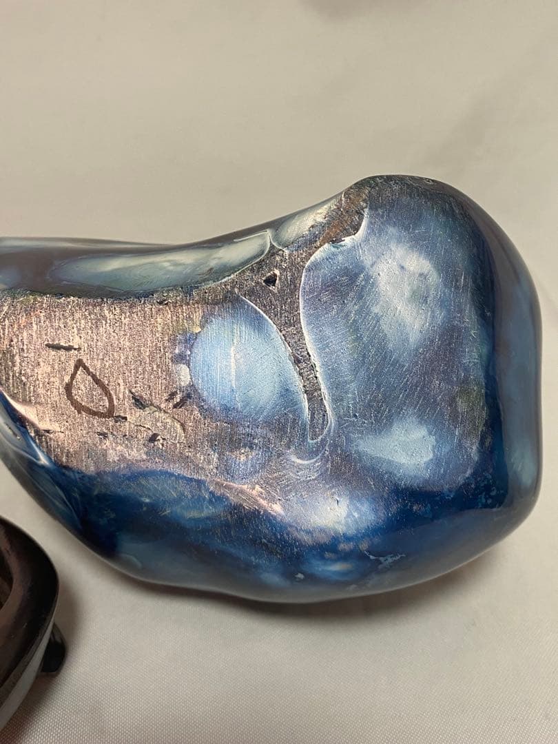 2631❣️ ブルー　メノウ　瑪瑙 天然石 ジャスパー　希少