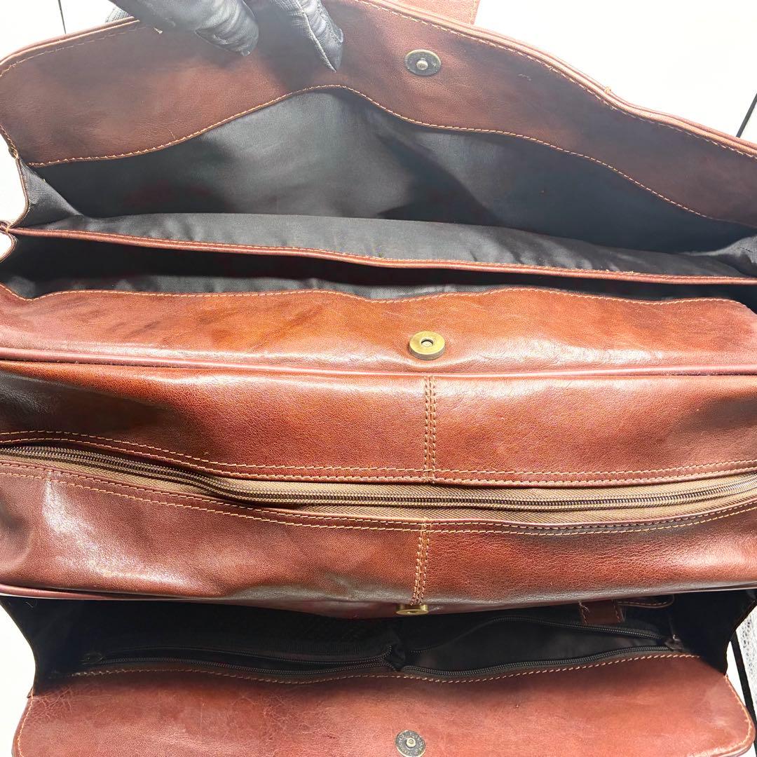 【極美品】⭐️スノビスト Snobbist オールレザーボストンバッグ 2WAY