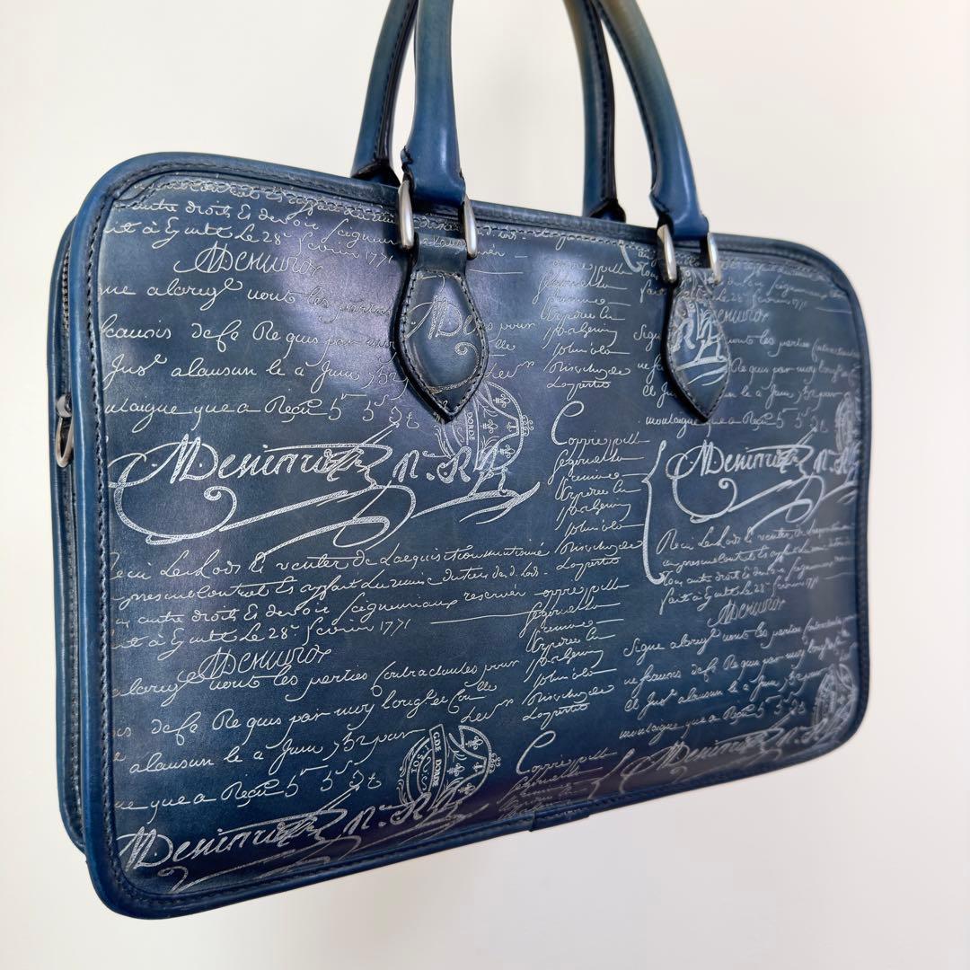 特注 定価65万 ベルルッティ アンジュールミニ スクリットレザーブリーフケース