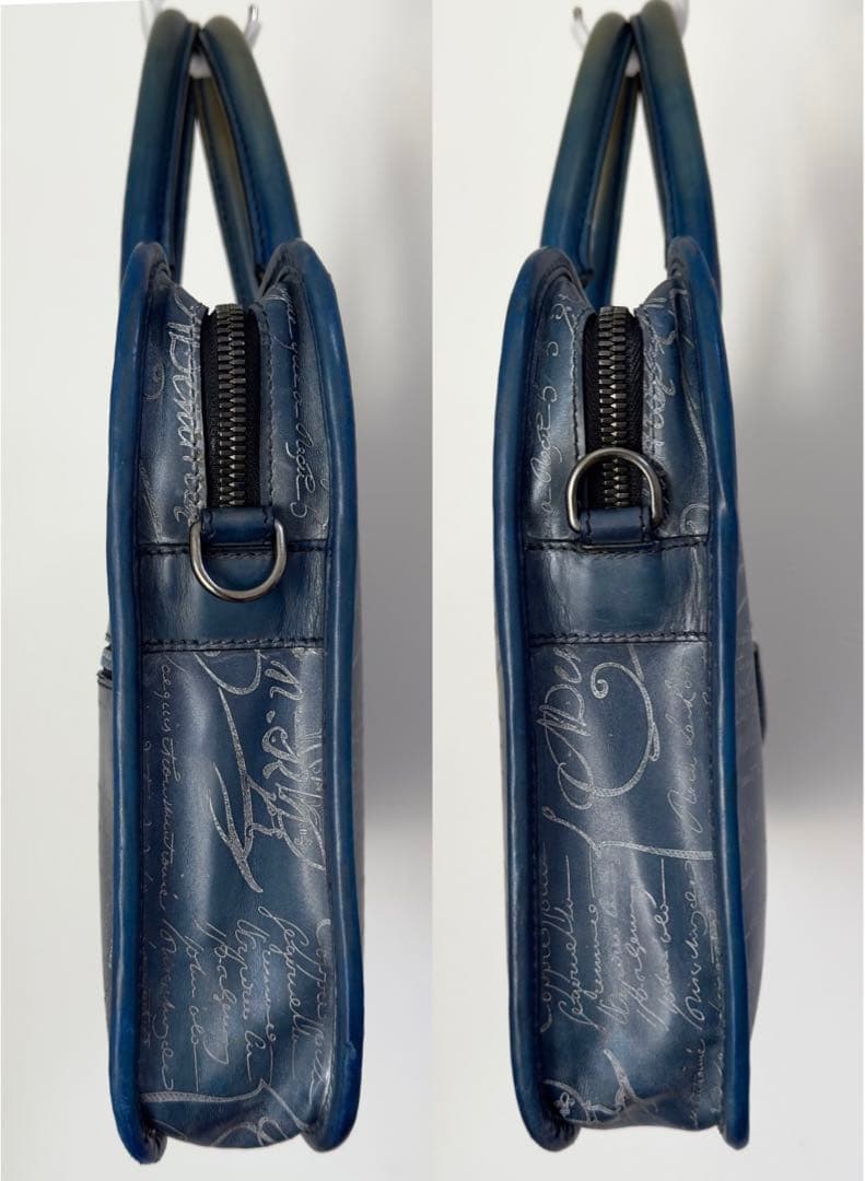 特注 定価65万 ベルルッティ アンジュールミニ スクリットレザーブリーフケース