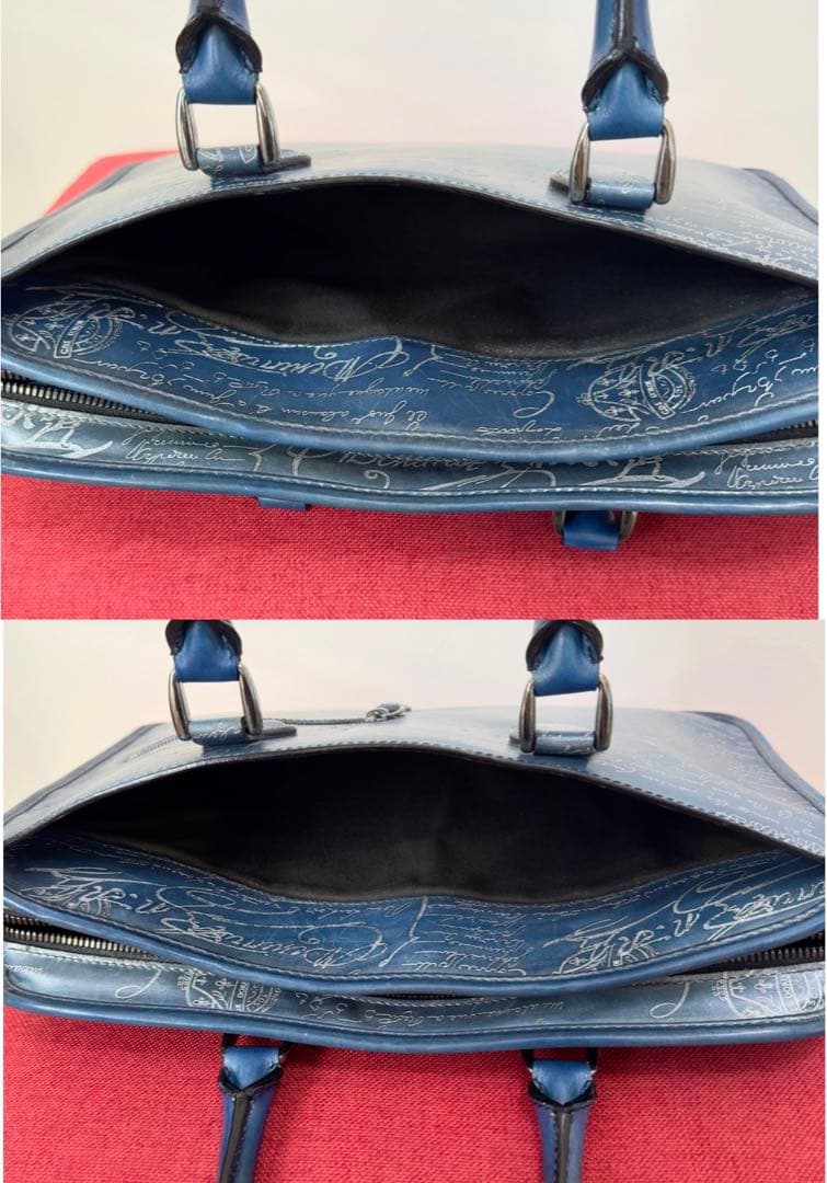 特注 定価65万 ベルルッティ アンジュールミニ スクリットレザーブリーフケース