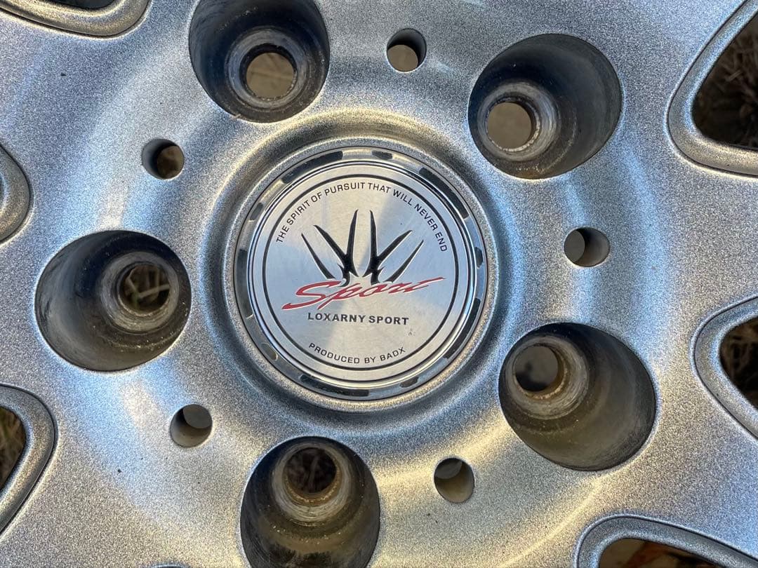 ★ ヴェルファイアで使用スタッドレスアイスナビ6 ホイール4本セット　くま