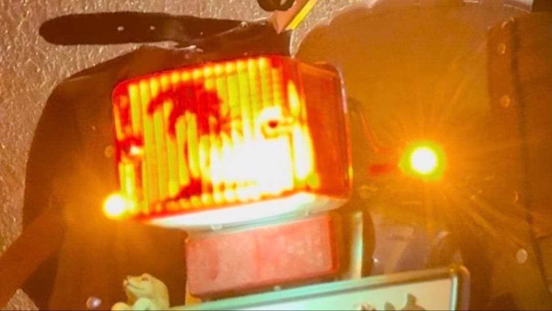 SR400 テールランプ 2%erスタービーンズウインカー シムズクラフトステー