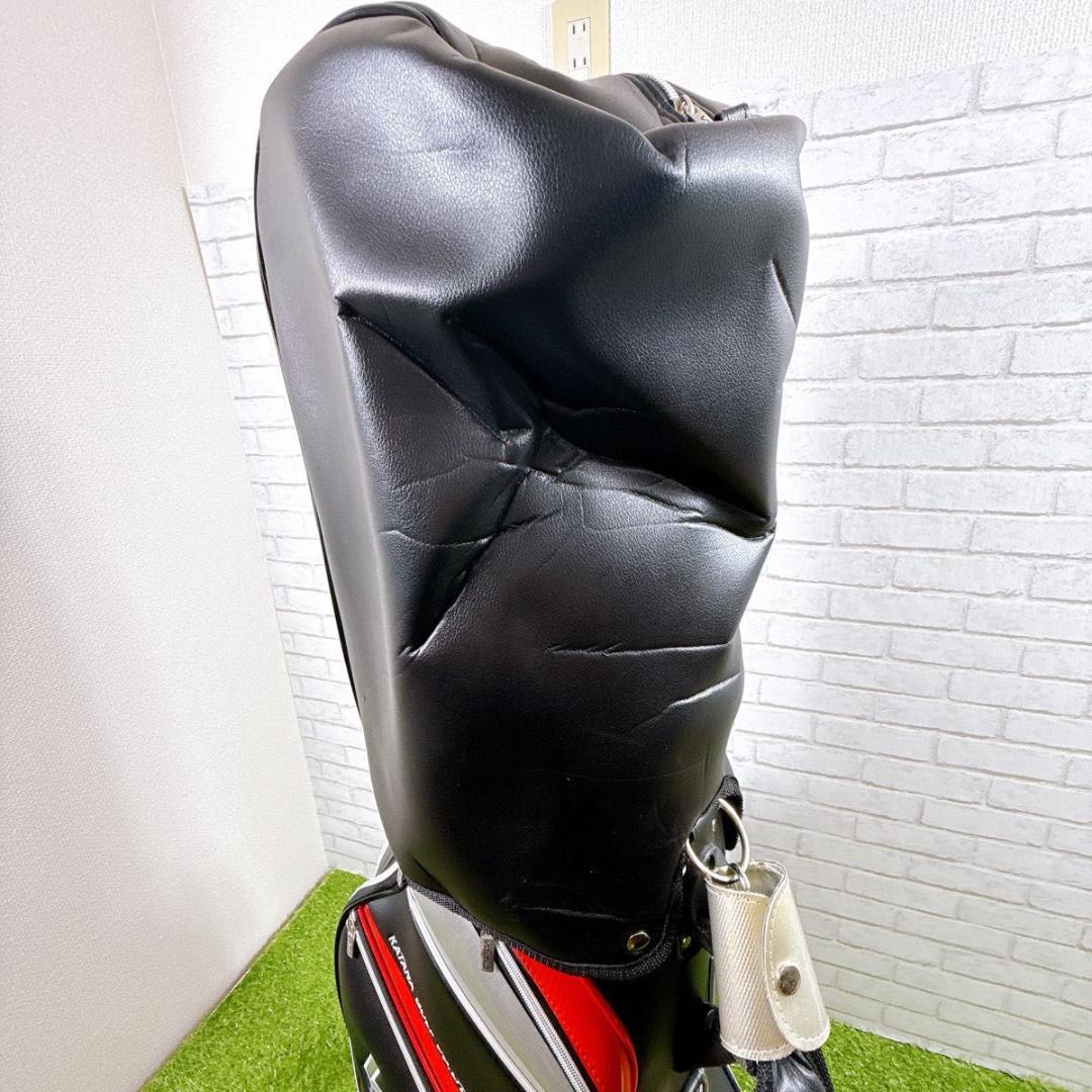 VOLTIO NINJA キャディバッグ ブラック×レッド×シルバー 未使用品