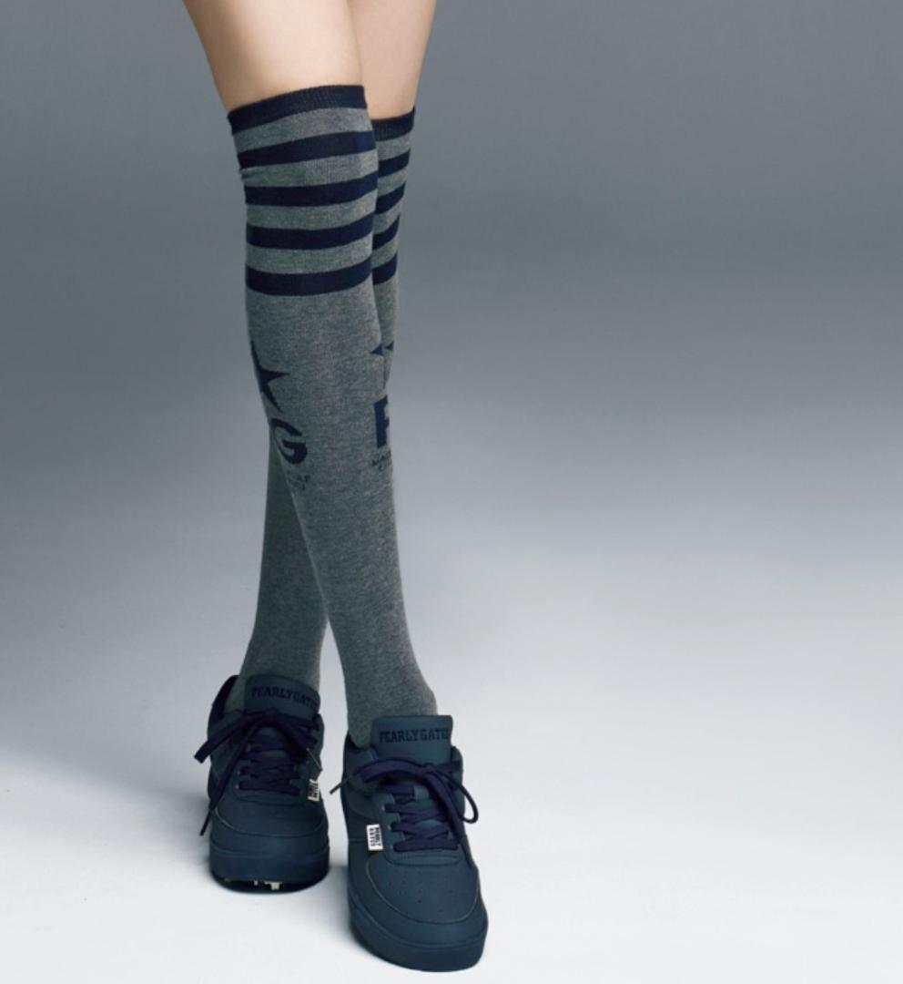 新品正規品 パーリーゲイツ 定価28600円 ゴルフシューズ 紺 24.5cm