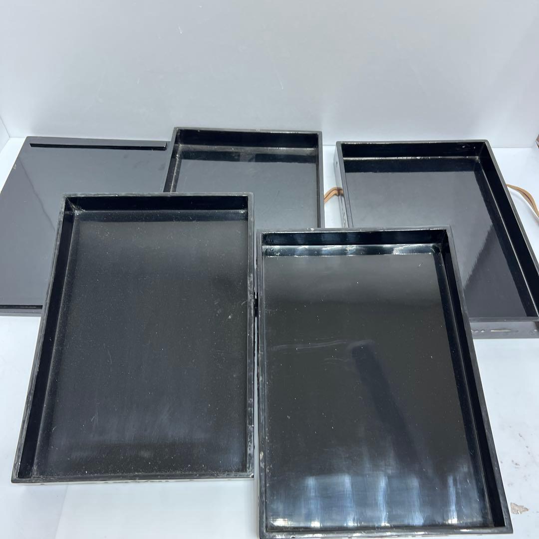 時代　木彫螺鈿印籠、宝石四段ケース　32×23×16㎝東Y8-02101F☆2F