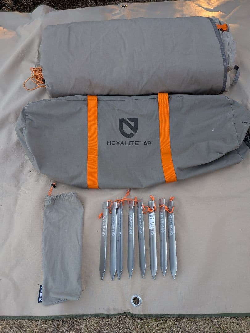 HEXALITE 6Pエレメント（ポール無）、シャドウキャスター165エレメント