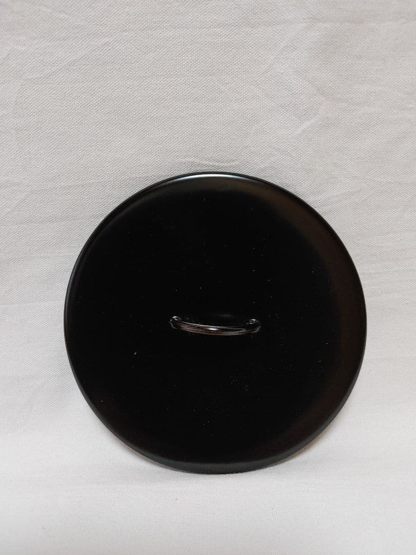 倣仁清箪瓢水指　萬古焼松古窯　佐久間松芳作