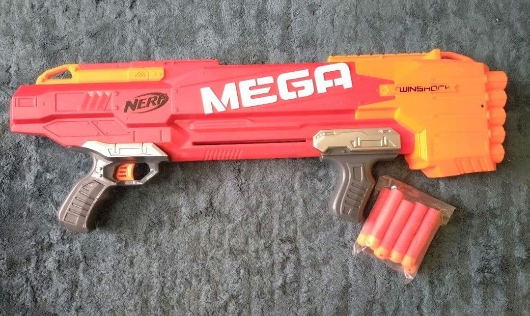 NERF MEGA TWINSHOCK ＋ NERF弾 8本