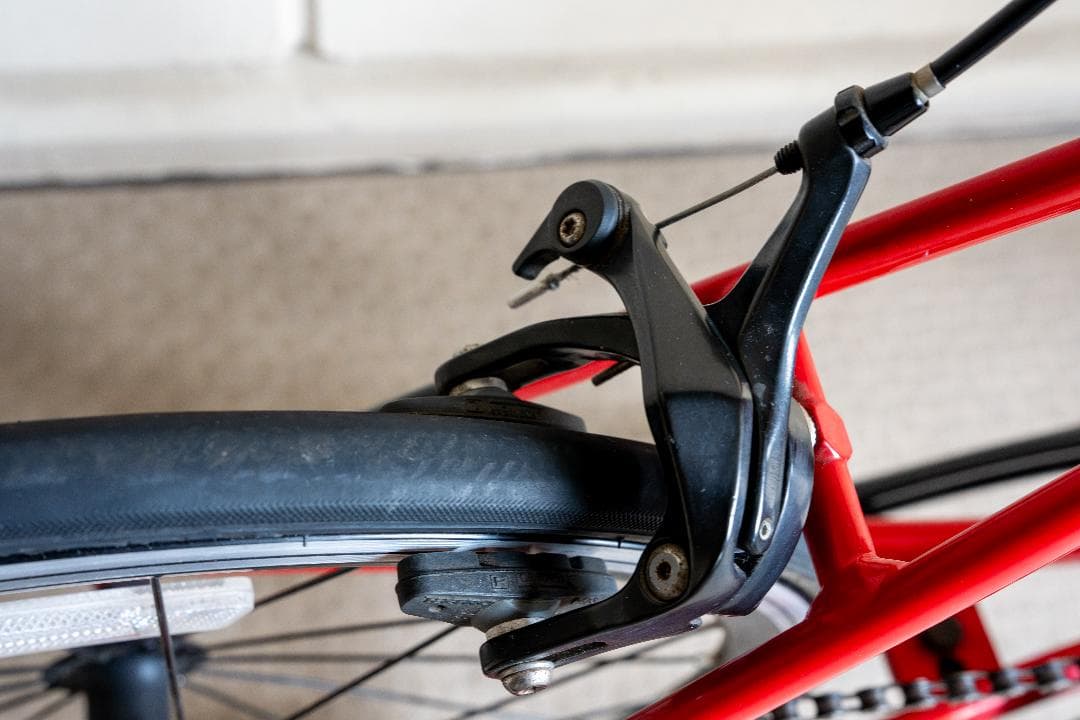 [中古][手渡希望]GIANT IDIOM2 折りたたみ自転車 赤 6段変速