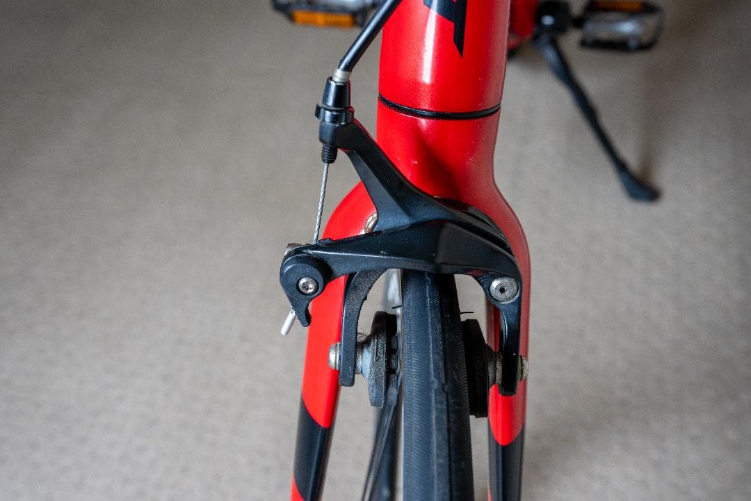 [中古][手渡希望]GIANT IDIOM2 折りたたみ自転車 赤 6段変速