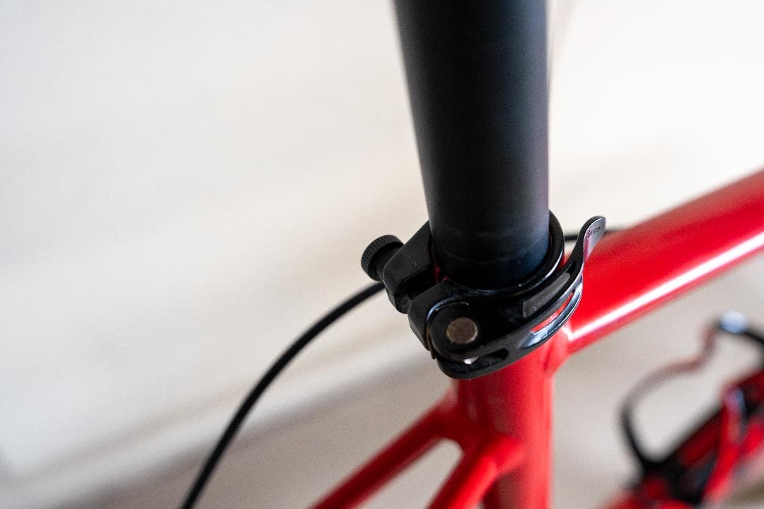 [中古][手渡希望]GIANT IDIOM2 折りたたみ自転車 赤 6段変速