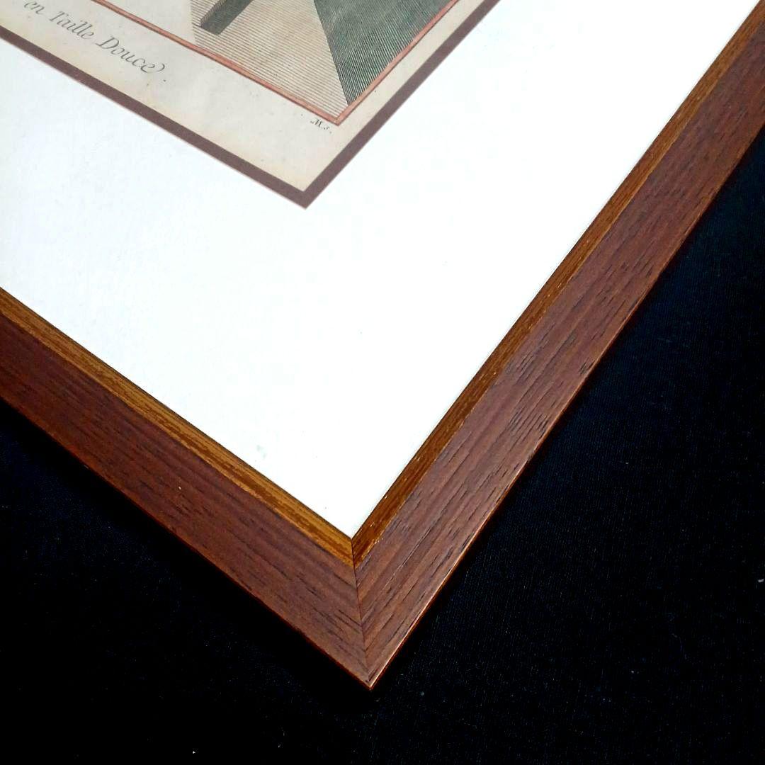 お値下げ　額装品　古典版画　18世紀　ディドロー　百科全書　「銅版印刷」　極美品