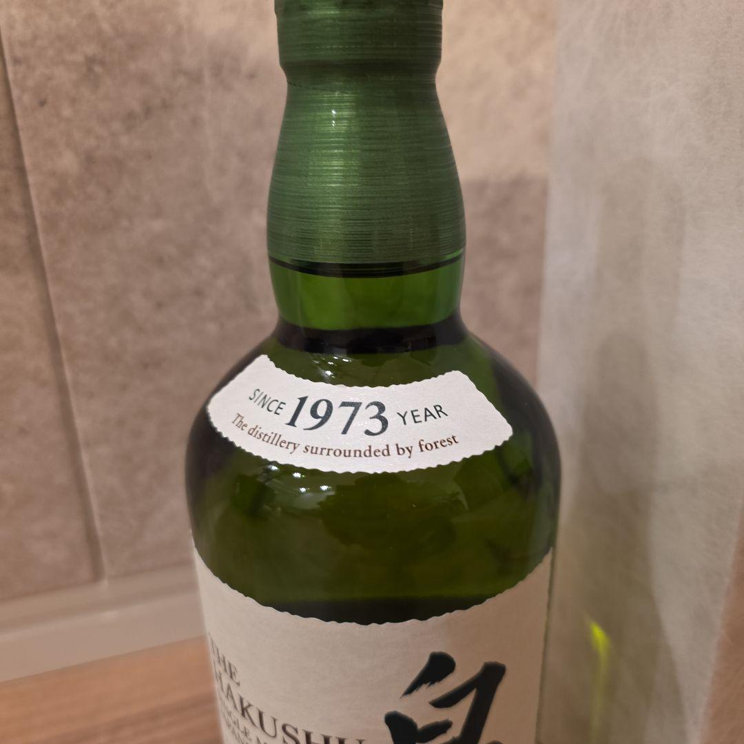 サントリー シングルモルト ウイスキー 白州 700ml 箱あり