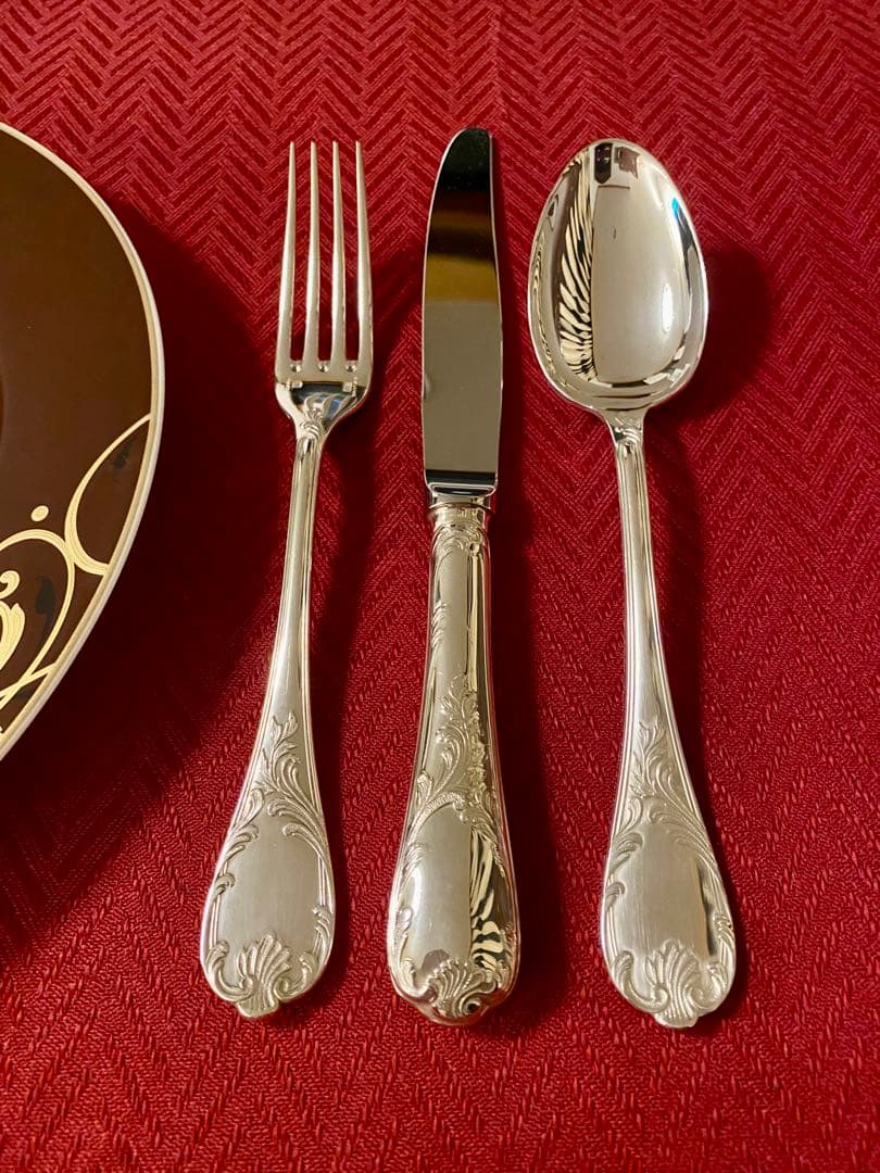 【ラス1！マルリー☆極美品】クリストフル マルリー テーブルカトラリーセット