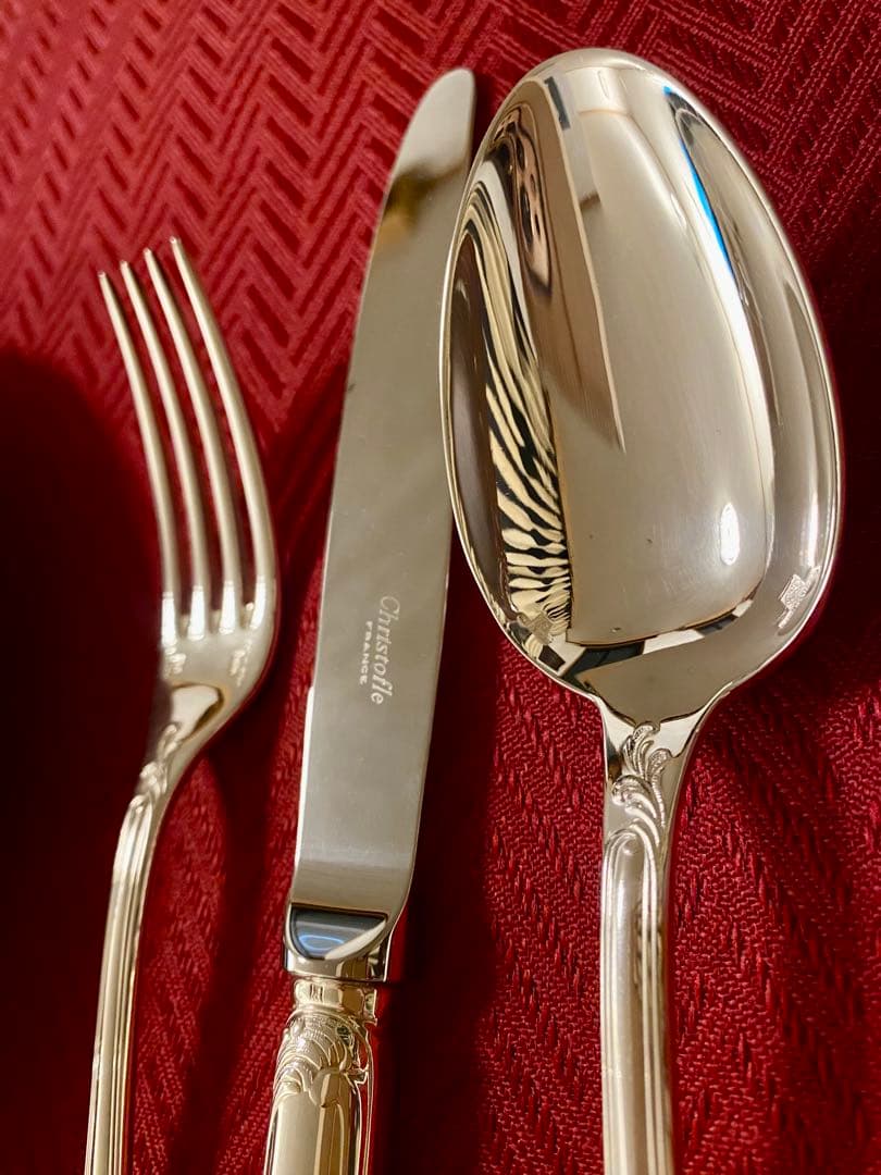 【ラス1！マルリー☆極美品】クリストフル マルリー テーブルカトラリーセット