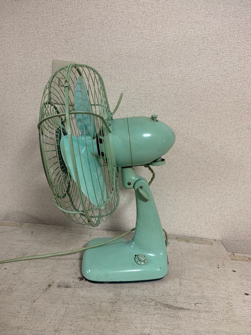G0713-08★三菱 12インチ扇風機 ミントグリーン