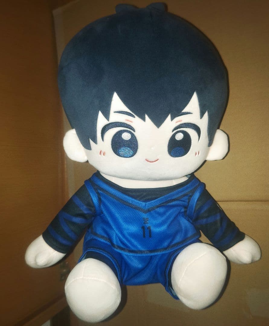 中国限定　ブルーロック　huhu　お座りぬいぐるみ　潔世一　蜂楽廻　40cm