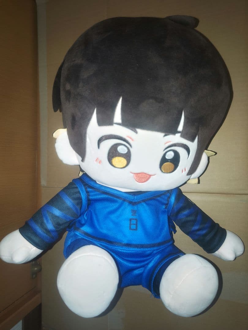 中国限定　ブルーロック　huhu　お座りぬいぐるみ　潔世一　蜂楽廻　40cm