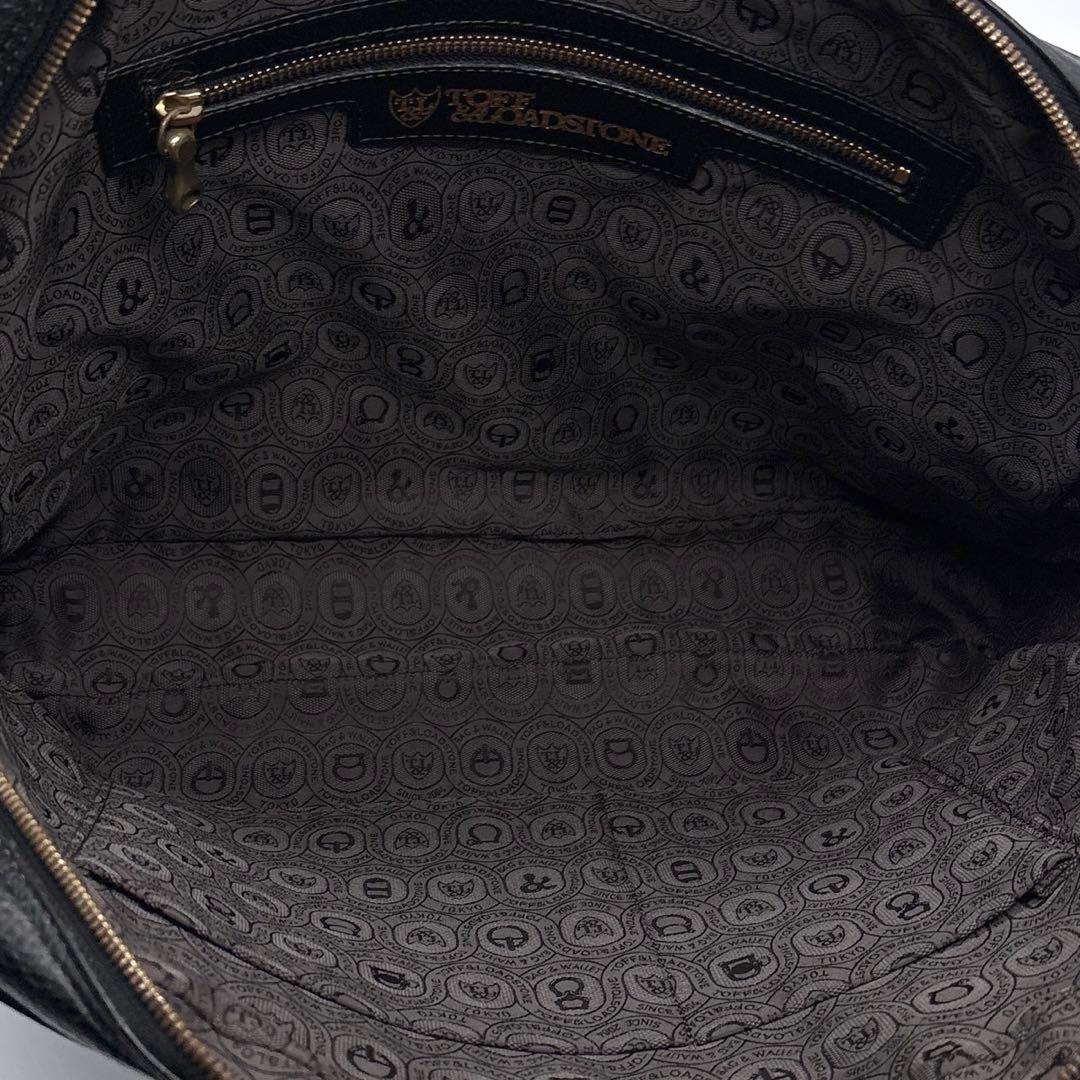 トフアンドロードストーン ビジネスバッグ ブリーフケース ブラック レザー