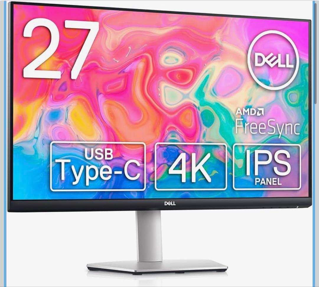 ディスプレイ・モニター本体 Dell 27-Inch 4K Monitor - Type C!