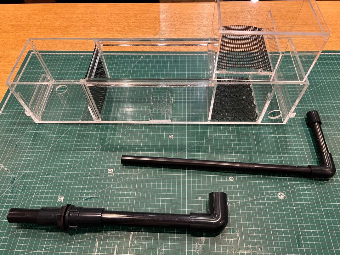 【訳あり】60㎝水槽用　上部濾過式アクアリウム水槽アクアポニックス仕様B