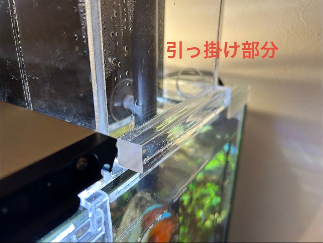 【訳あり】60㎝水槽用　上部濾過式アクアリウム水槽アクアポニックス仕様B