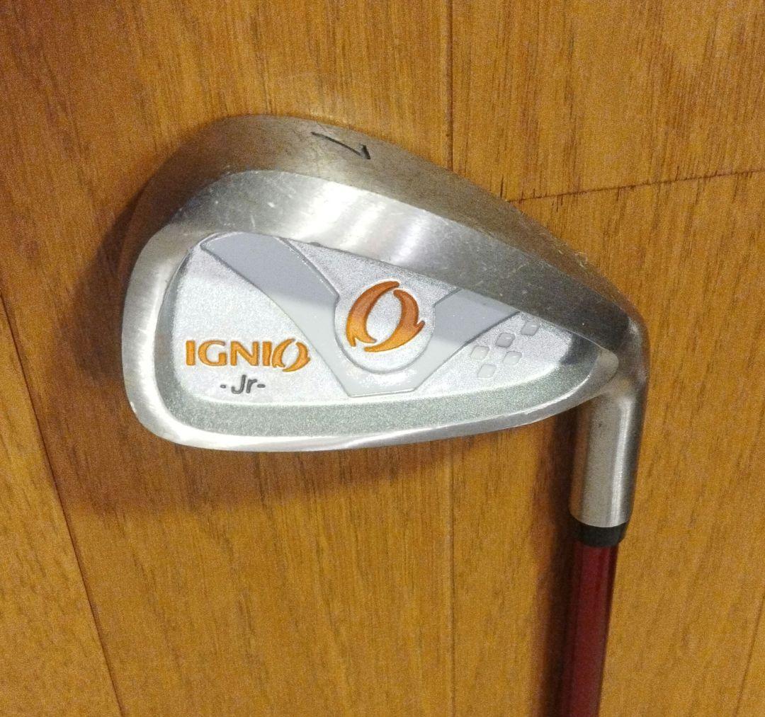 IGNIO イグニオ ジュニアゴルフクラブセット グラブ3本 バッグ 6〜8歳用