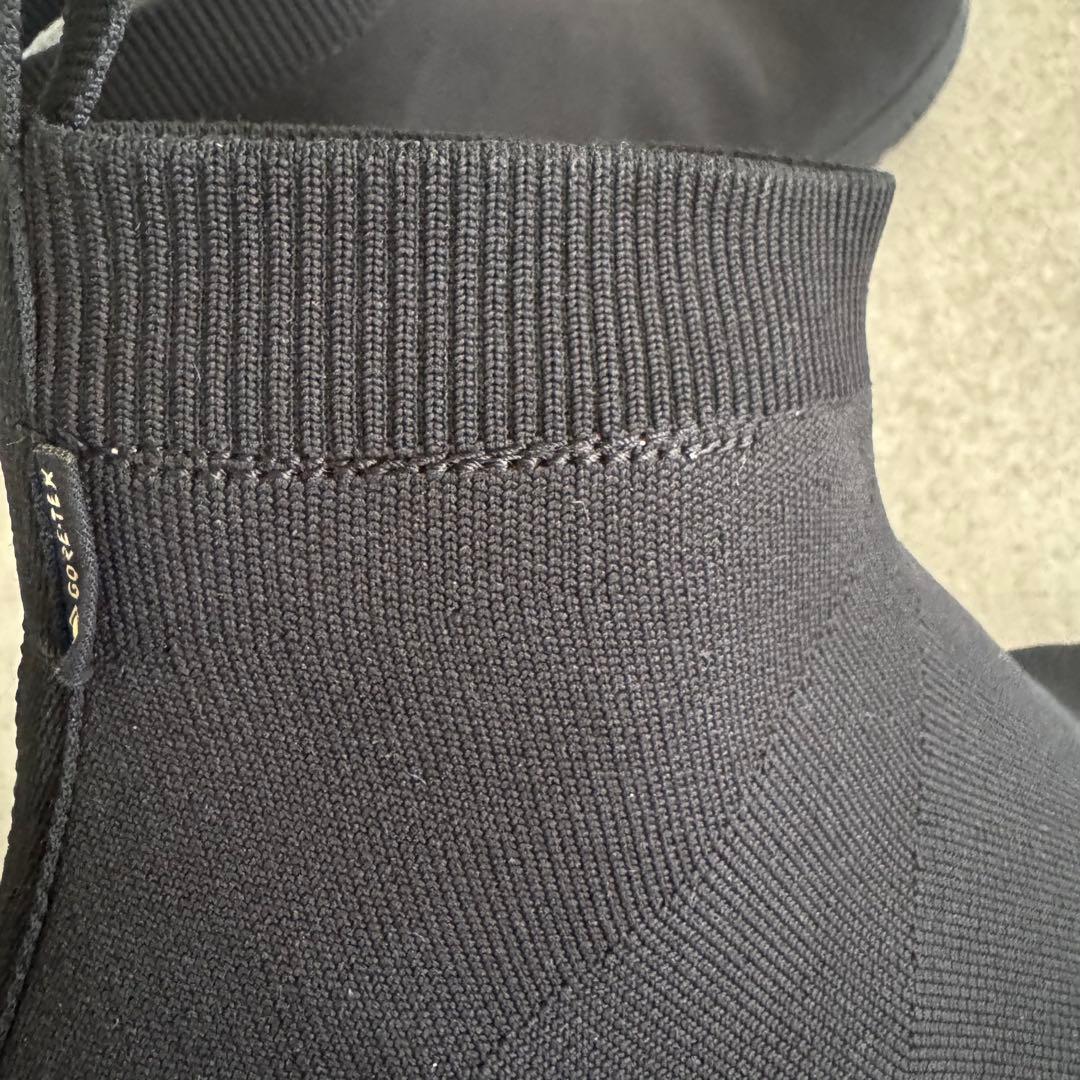 美品★ノースフェイス 防水シューズ　レインシューズ　晴雨兼用　靴　25cm 黒