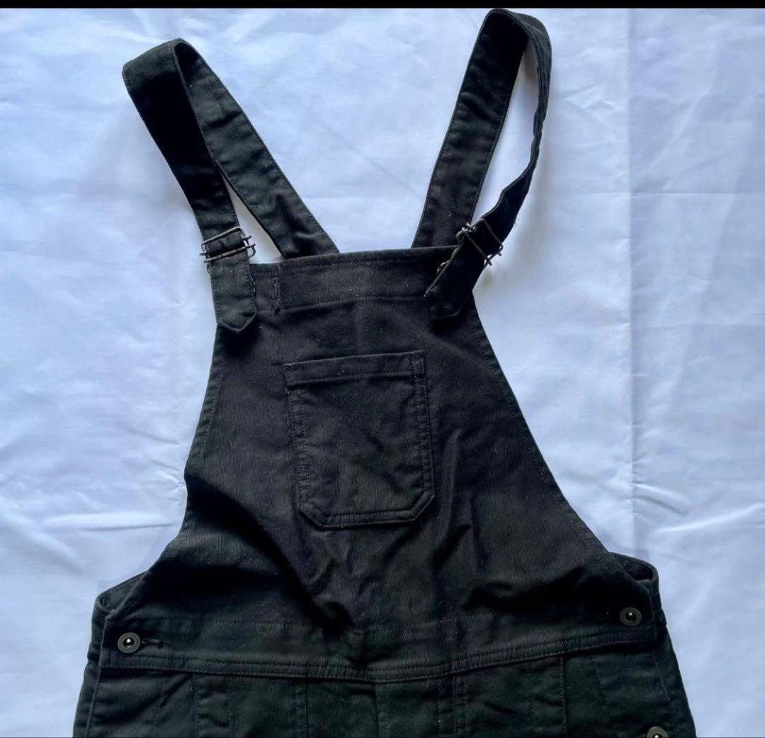 ジャンゴアトゥール Django Atour オーバーオール サロペット 黒　s