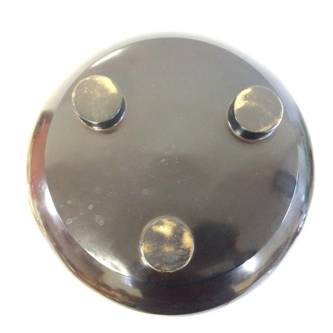 面取風炉 唐銅製 敷瓦 五徳 敷板付 茶道具 銘無し L302