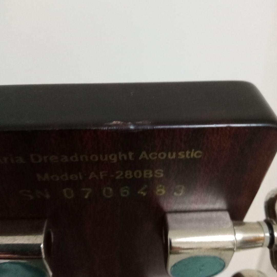 アコースティック　ギター　Aria AF-280 BS　ドレッドノート