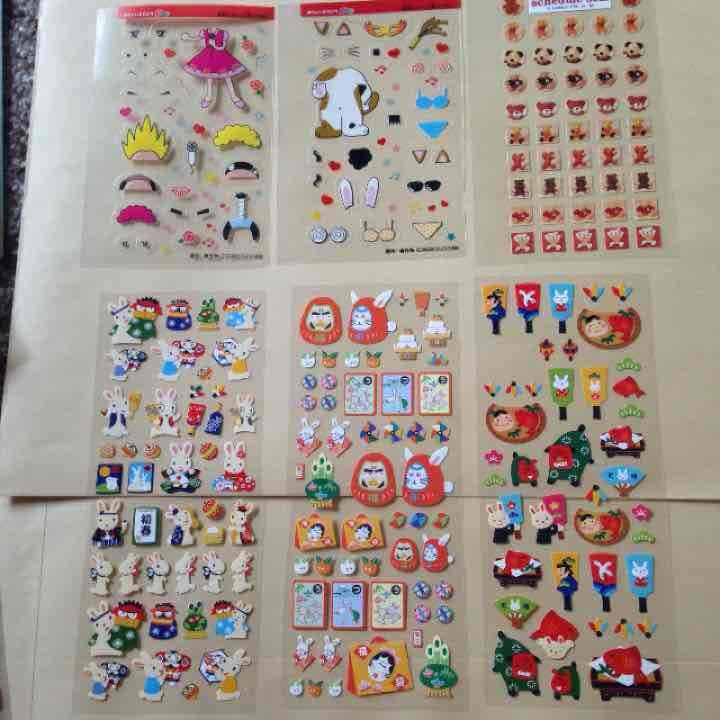 シール大量販売！ 組み合わせ自由 どれでも8枚で300円