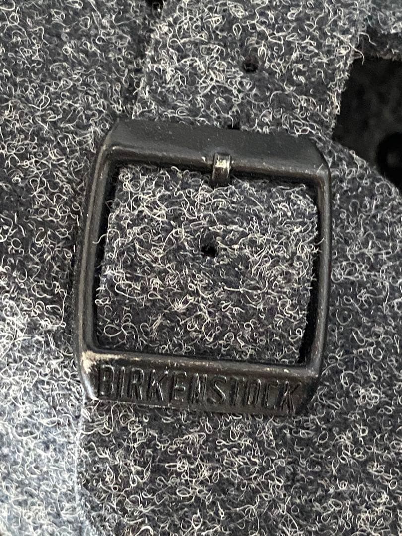 ★本日値下げ中　美品　レア　ビルケンシュトック　ボストン　フェルト　グレー　37